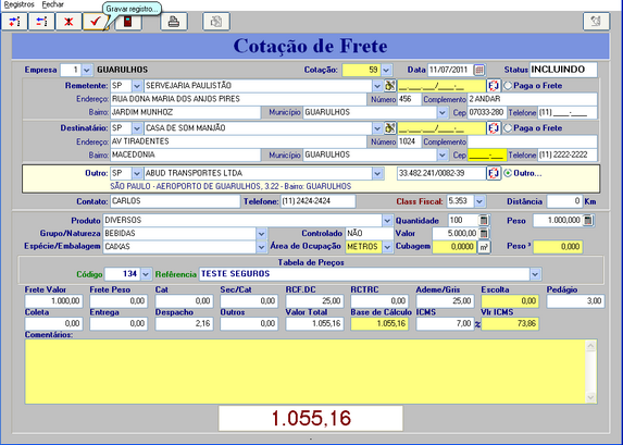 Cotação010